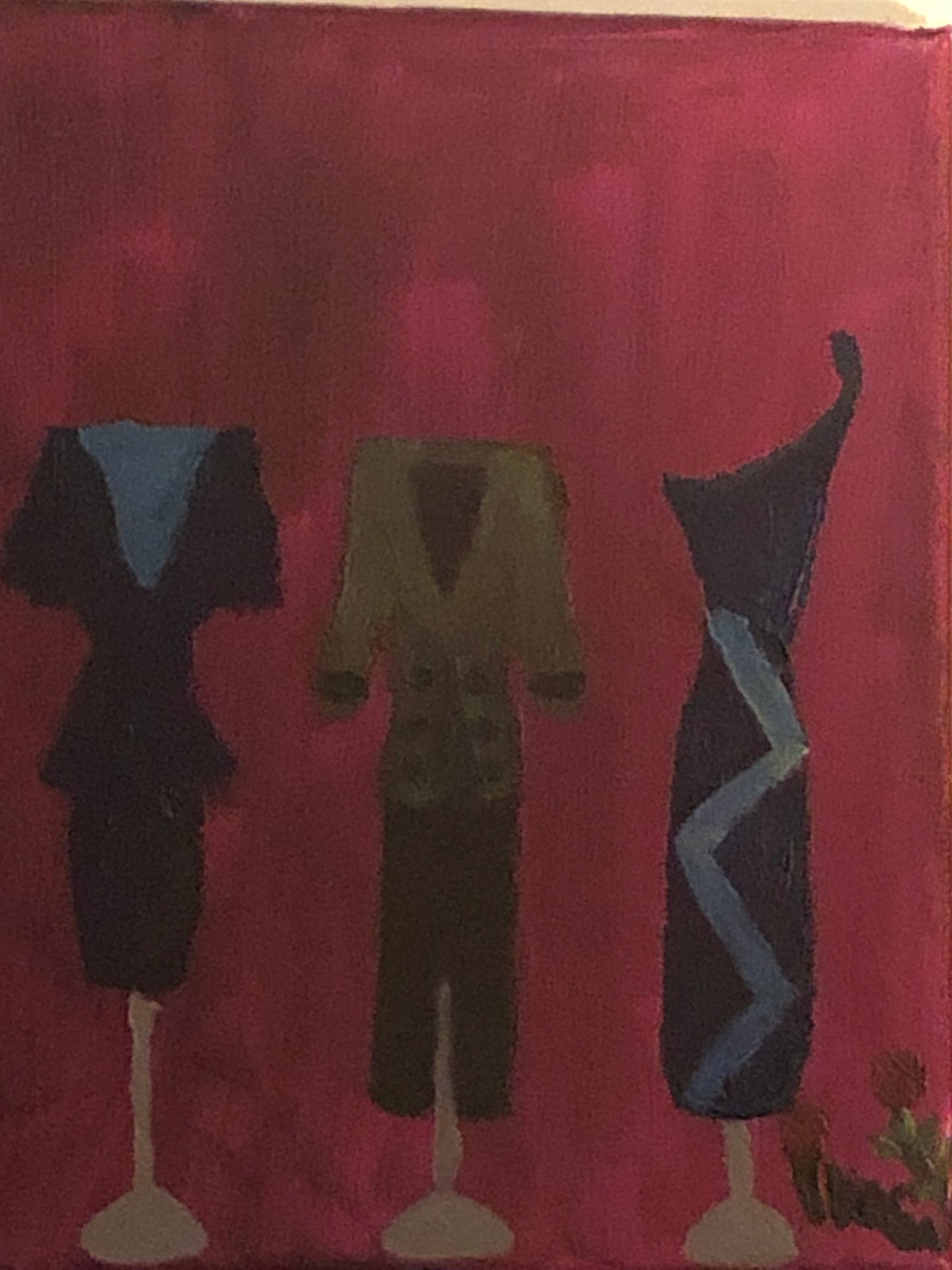 Window Shopper Oil Painting